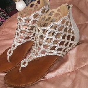 Sparkly sandals